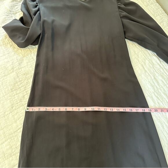 ALOHAS Exclesa - Black Midi Dress Large Long Sleeve - Picture 13 of 13